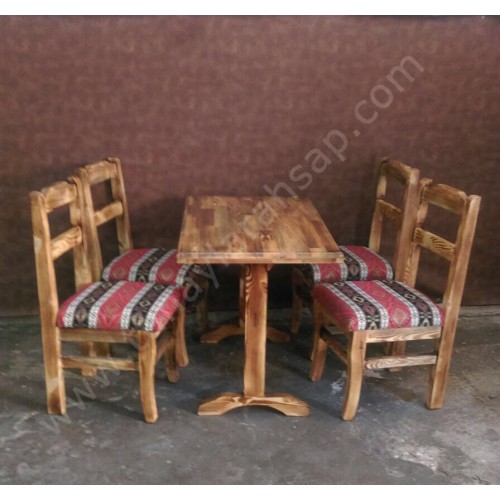 mss002 Ahşap Masa Sandalye Modelleri